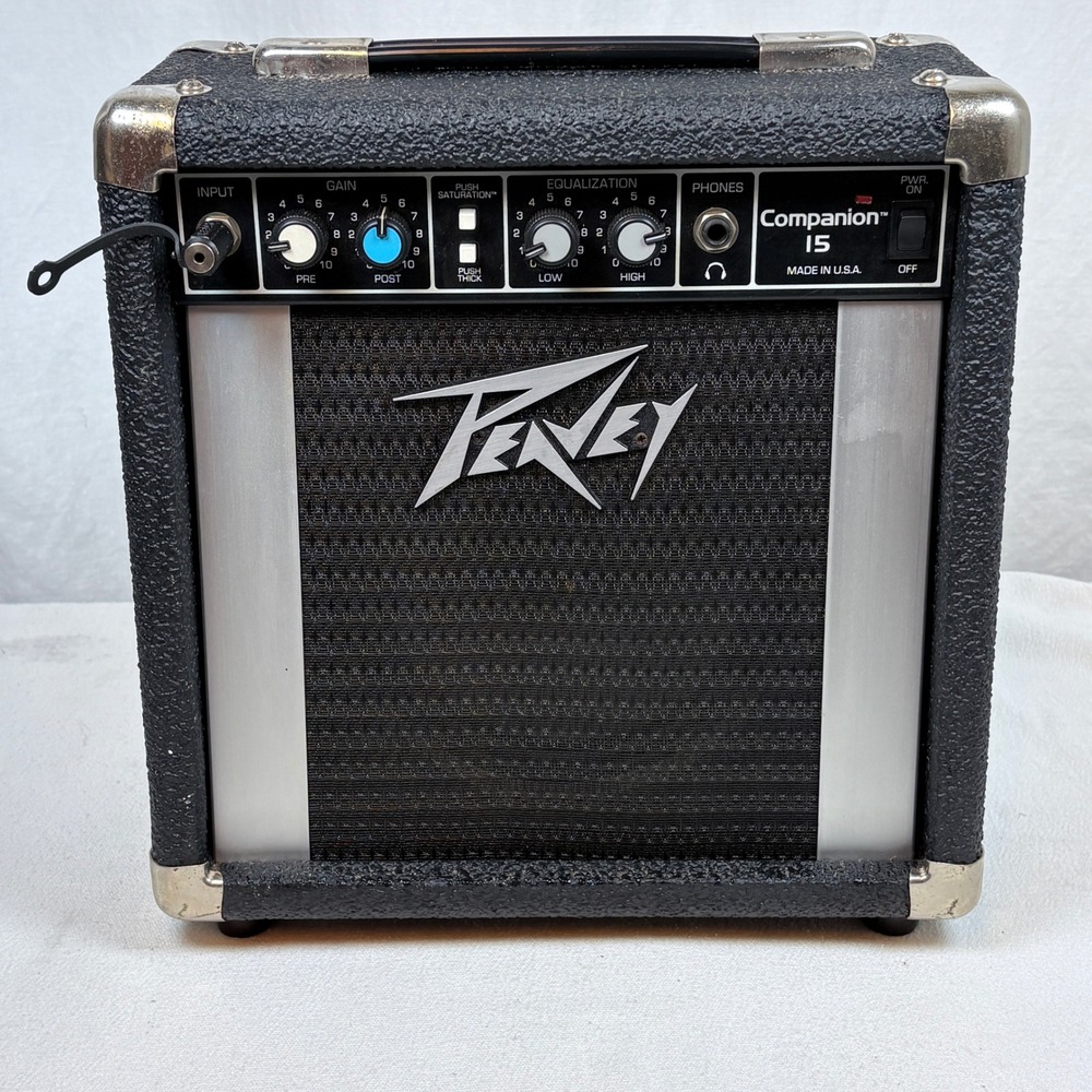Peavey Companion 15 Portable Guitar Amplifier Made in USA Black Vintage Combo